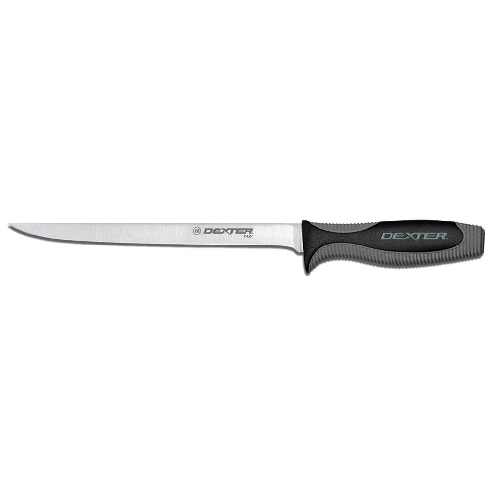 Dexter Russell V133-8PCP 8" Fillet Knife w/ Soft Rubber Handle, Carbon Steel