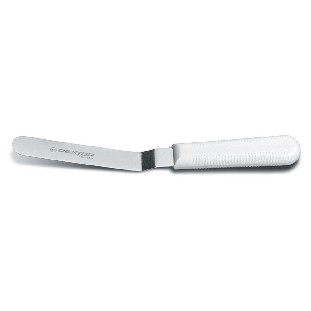 135-17603 SANI-SAFE® 5" Spatula w/ Polypropylene White Handle, Stainless Steel