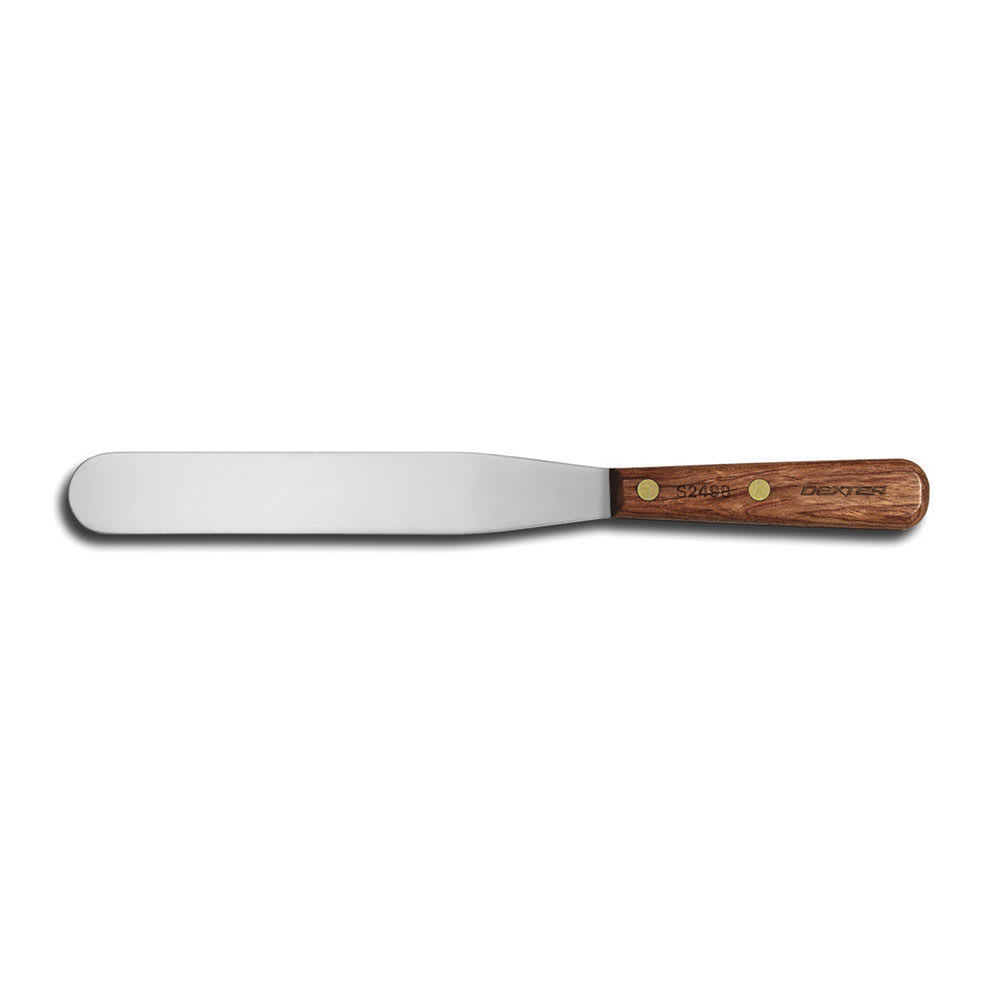 135-17160 8" Decorating & Icing Spatula w/ Rosewood Handle, Stainless Steel