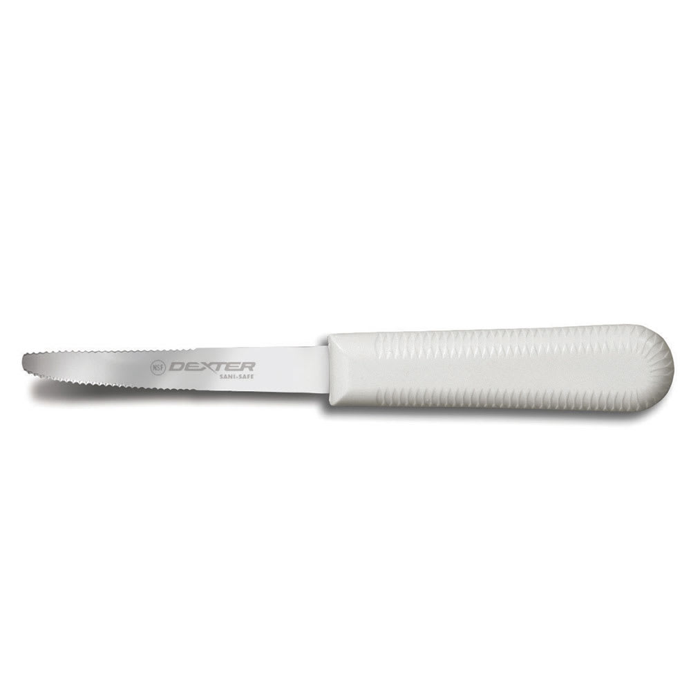 Dexter Russell S253SC-PCP SANI-SAFE® 3 1/4" Grapefruit Knife w/ Polypropylene White Handle, Carbon Steel
