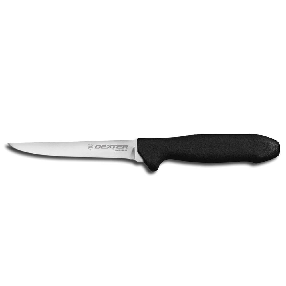 Dexter Russell STP155WHG SANI-SAFE® 5" Boning Knife w/ Polypropylene Black Handle, Carbon Steel