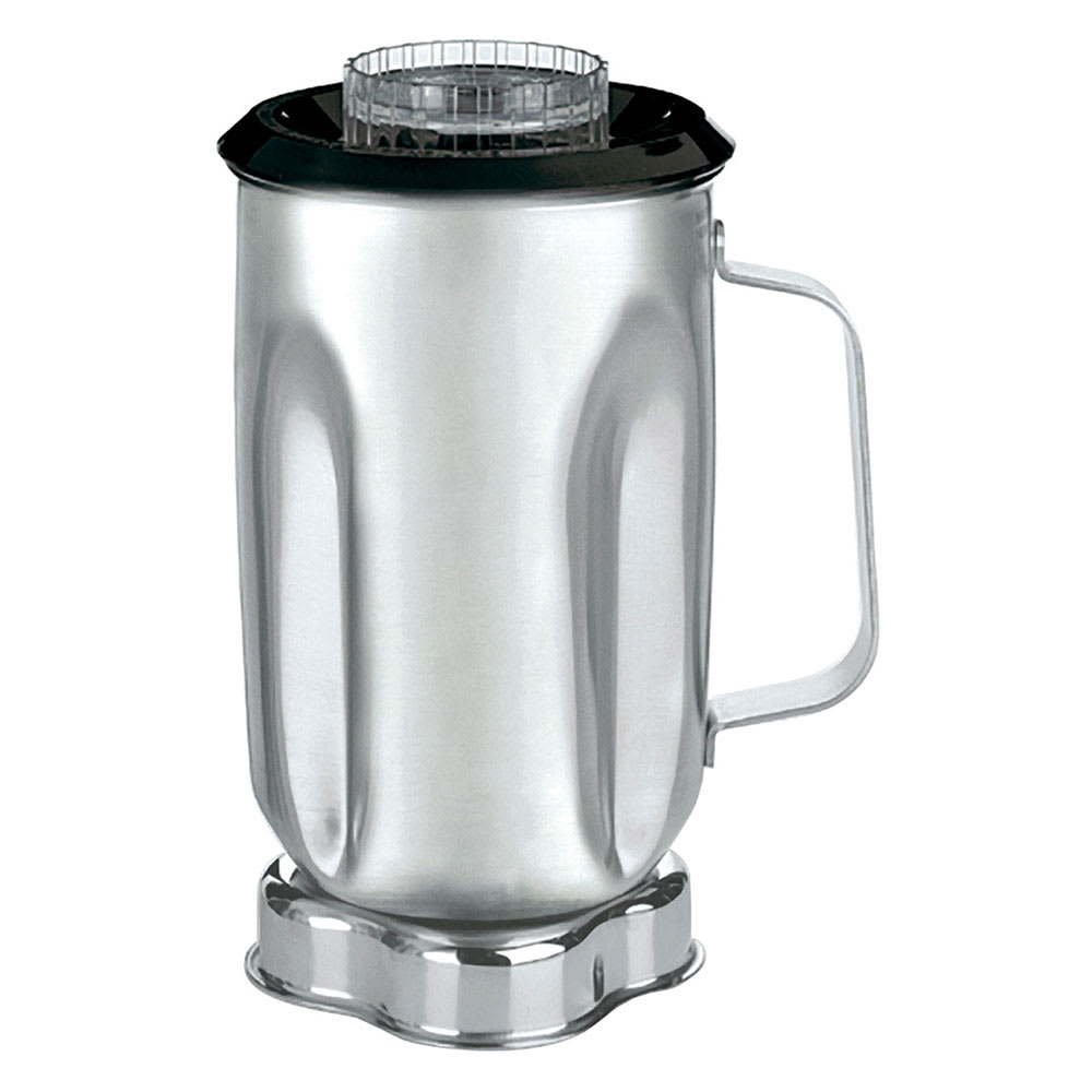 141-CAC33 32 oz Stainless Blender Container for 700, 7011, AD1 & AD2 w/ Lid