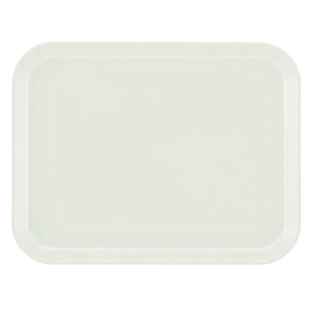 144-1014429 Fiberglass Camtray® Cafeteria Tray - 13 3/4"L x 10 5/8" W, Key Lime