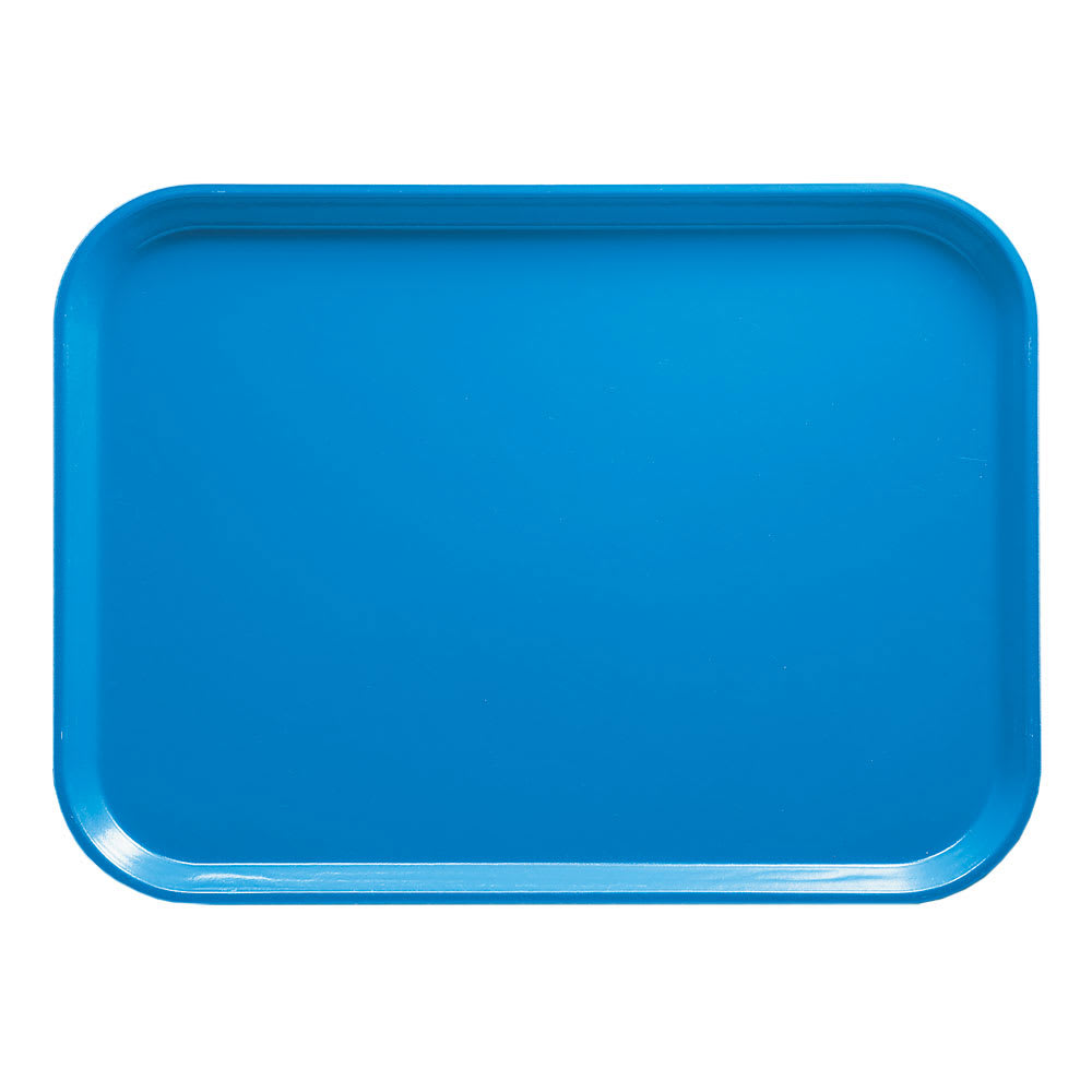 144-1014105 Fiberglass Camtray® Cafeteria Tray - 13 3/4"L x 10 5/8" W, Horizon Blue