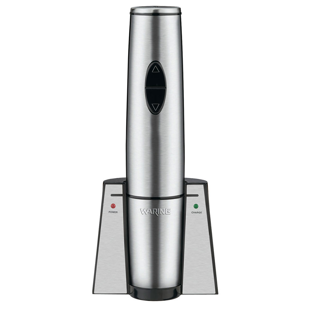 141-WWO120 Electric Wine Bottle Opener w/ Foil Cutter - Stainless, 120v