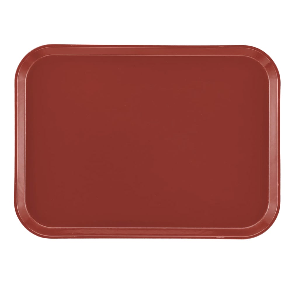 144-1216501 Fiberglass Camtray® Cafeteria Tray - 16 5/16" L x 12"W, Real Rust