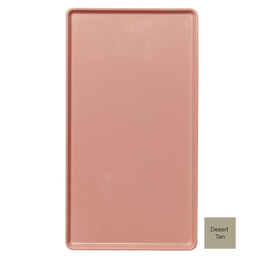 144-1220D104 Rectangular Dietary Tray - For Patient Feeding, 12" x 20", Desert Tan