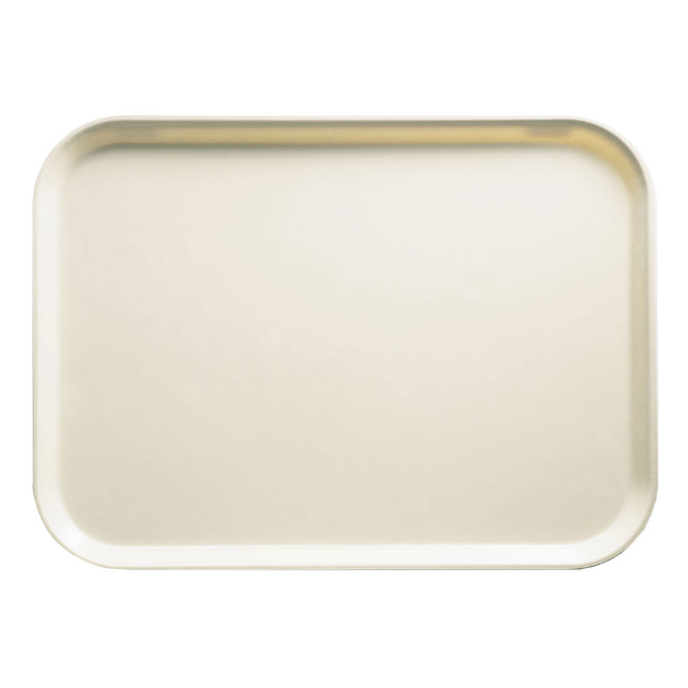 144-1116538 Fiberglass Camtray® Cafeteria Tray Insert - 15 4/5"L x 10 4/5"W, Cottage Wh...
