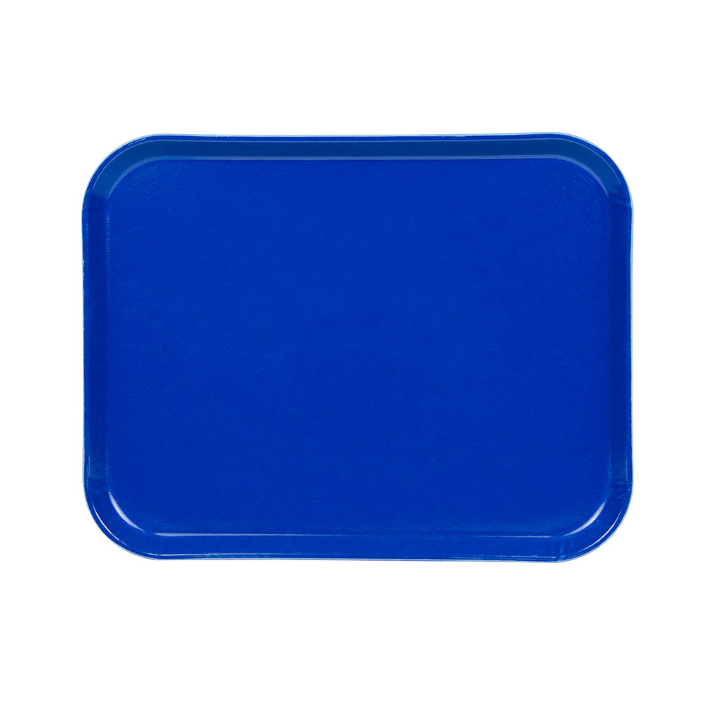 144-1418123 Fiberglass Camtray® Cafeteria Tray - 18"L x 14"W, Amazon Blue