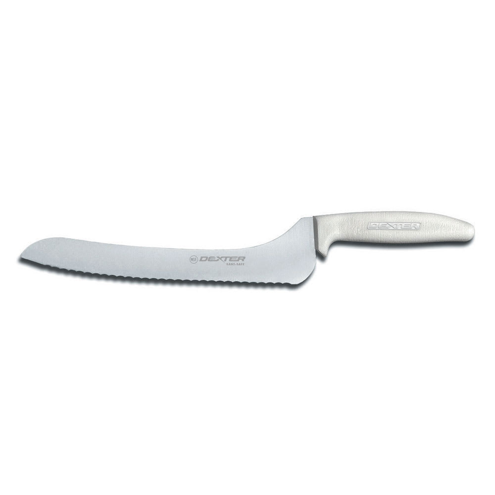 Dexter Russell S163-9SC-PCP SANI-SAFE® 9" Sandwich Knife w/ Polypropylene White Handle, Carbon Steel