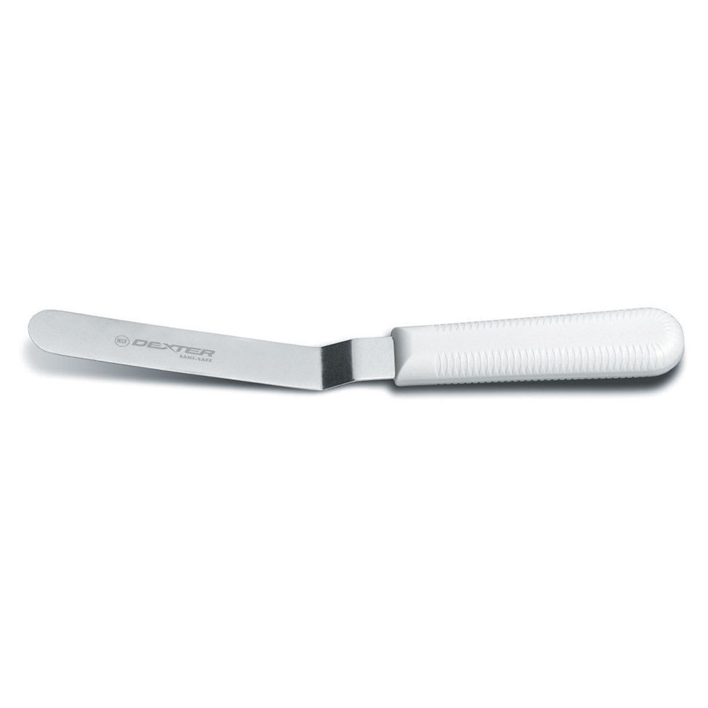 135-19953 SANI-SAFE® 5" Spatula w/ Polypropylene White Handle, Stainless Steel