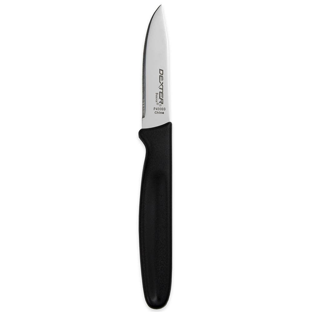 135-31366 2 3/4" Paring Knife w/ Polypropylene Black Handle, Carbon Steel