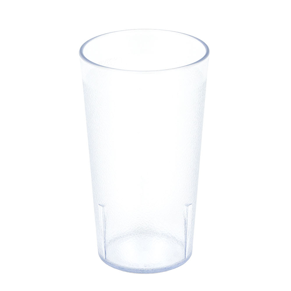 144-1200P152 12 3/5 oz Clear Textured Plastic Tumbler