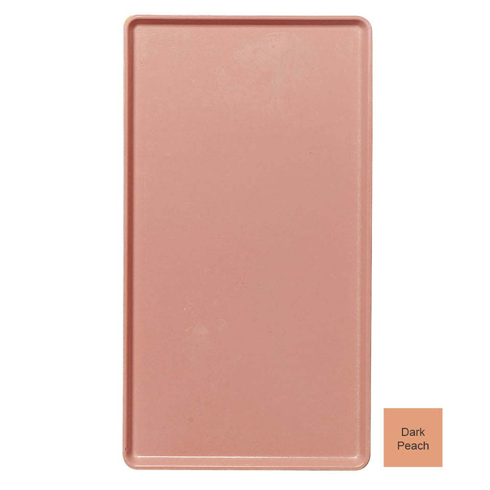 144-1220D117 Rectangular Dietary Tray - For Patient Feeding, 12" x 20", Dark Peach