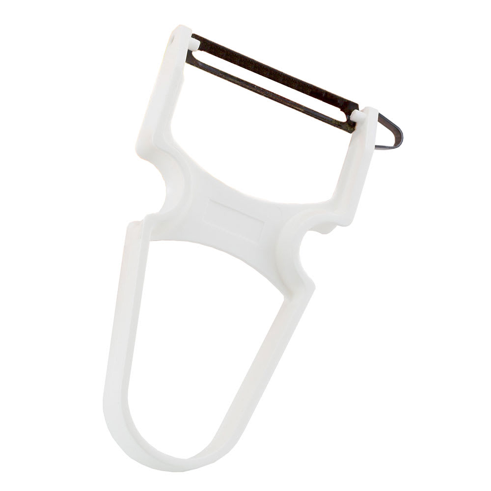 135-91500 Swiss Peeler w/ White Plastic Handle