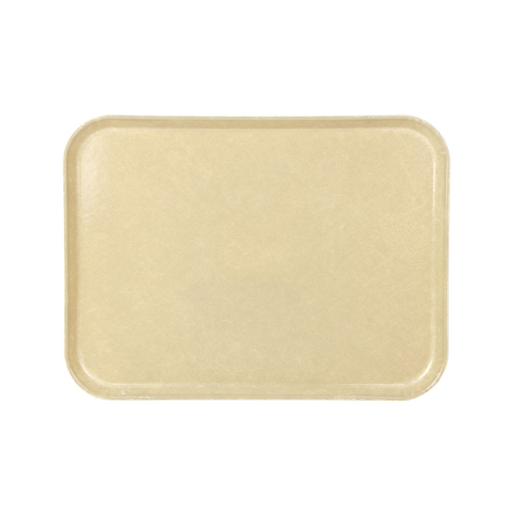 144-1520104 Fiberglass Camtray® Cafeteria Tray - 20 1/4"L x 15"W, Desert Tan