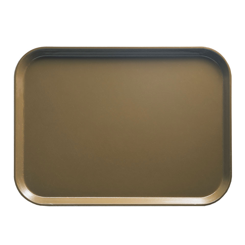 144-1826513 Fiberglass Camtray® Cafeteria Tray - 25 3/4"L x 17 4/5"W, Bay Leaf Brown