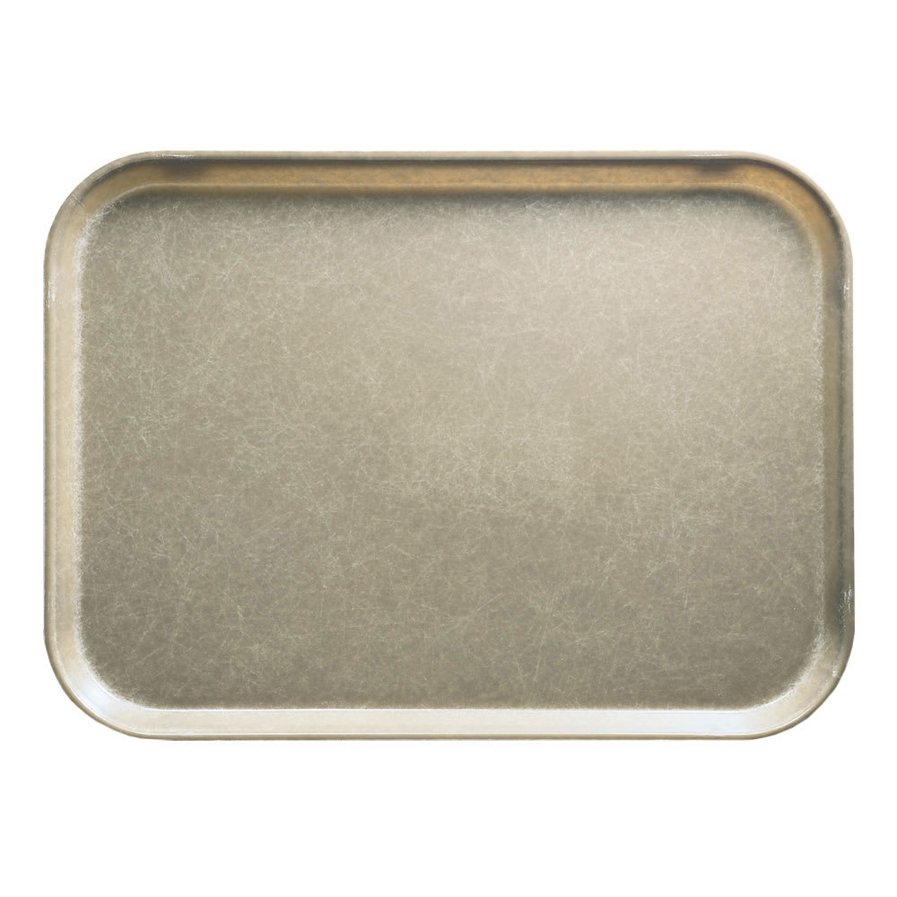 144-1826104 Fiberglass Camtray® Cafeteria Tray - 25 3/4"L x 17 4/5"W, Desert Tan