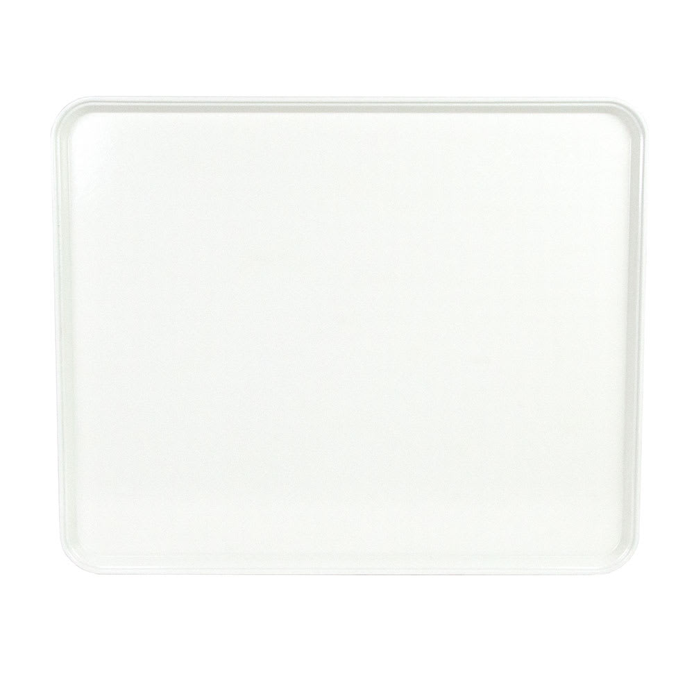 144-2025MT148 Rectangular Market Display Tray - 20 3/4" x 25 9/16" x 13/16", White