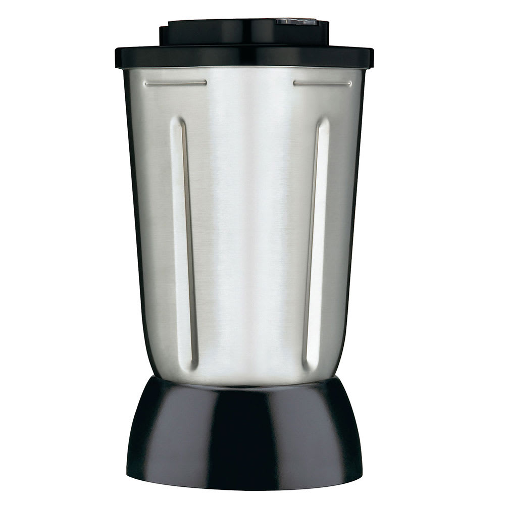 141-CAC88 32 oz Stainless Container for BB180 & More w/ Lid & Blade Collar