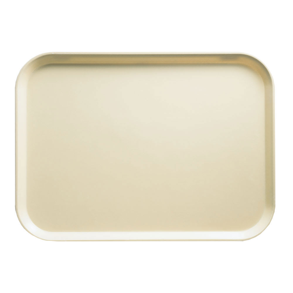 144-1014537 Fiberglass Camtray® Cafeteria Tray - 13 3/4"L x 10 3/5" W, Cameo Yellow