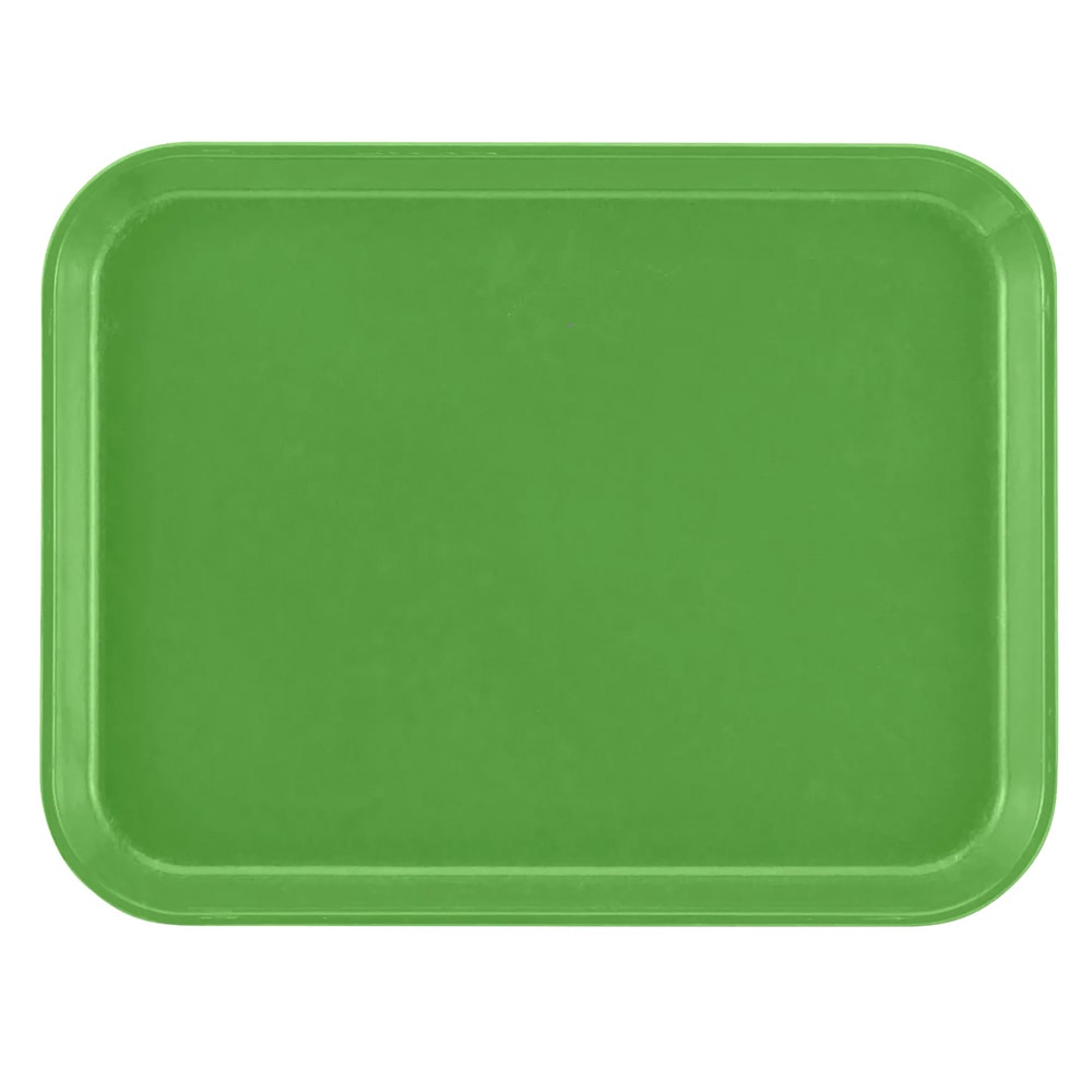 144-1014113 Fiberglass Camtray® Cafeteria Tray - 13 3/4"L x 10 5/8" W, Limeade