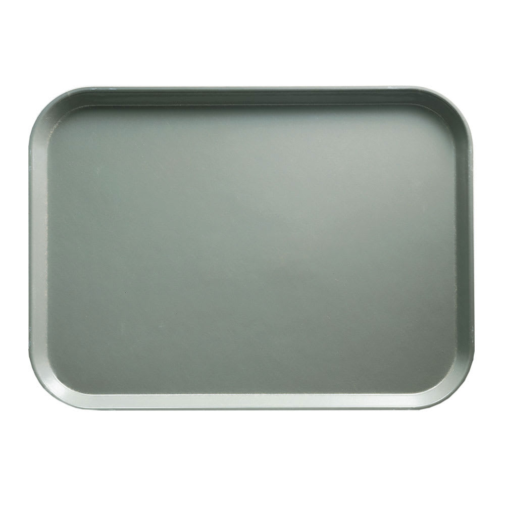 144-1216107 Fiberglass Camtray® Cafeteria Tray - 16 3/10" L x 12"W, Pearl Gray