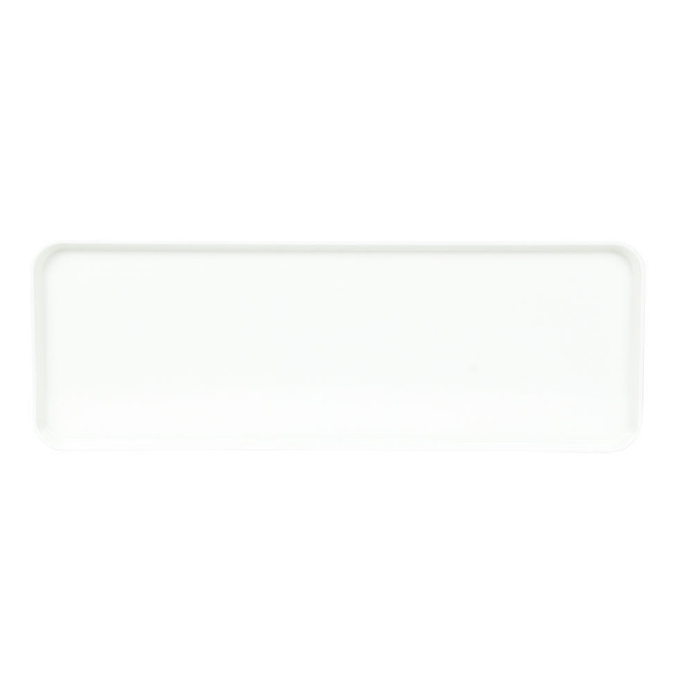 144-1030MT148 Rectangular Market Display Tray - 10 7/16" x 30" x 3/4", White