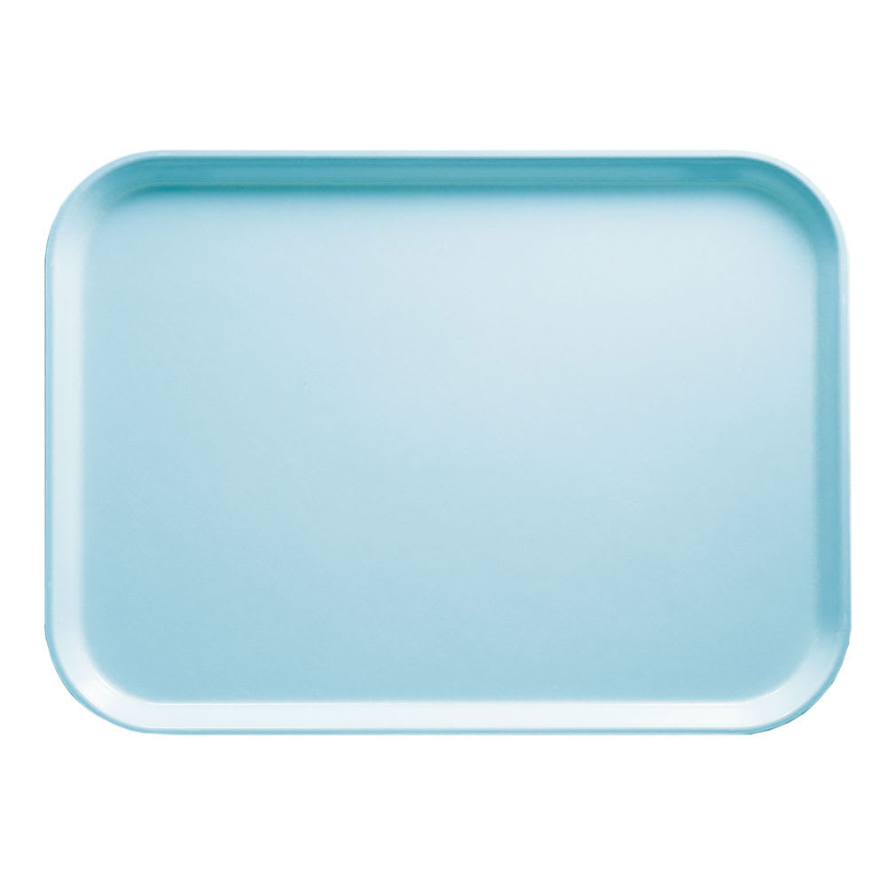 144-46177 Fiberglass Camtray® Cafeteria Tray - 6"L x 4 1/4"W, Sky Blue
