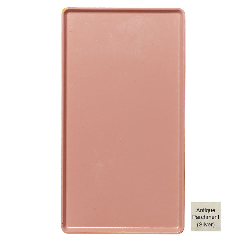 144-1219D531 Rectangular Dietary Tray - For Patient Feeding, 12" x 19", Antique Parchme...