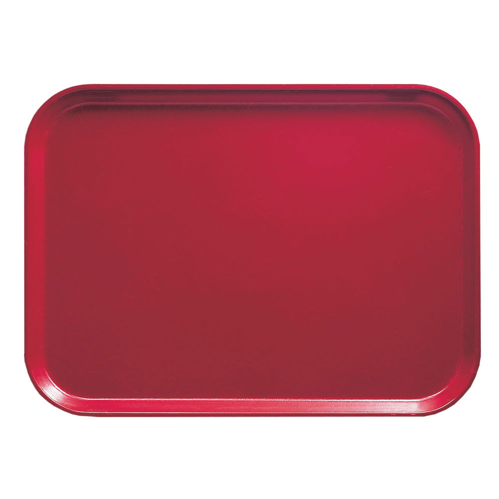 144-46221 Fiberglass Camtray® Cafeteria Tray - 6"L x 4 1/4"W, Ever Red