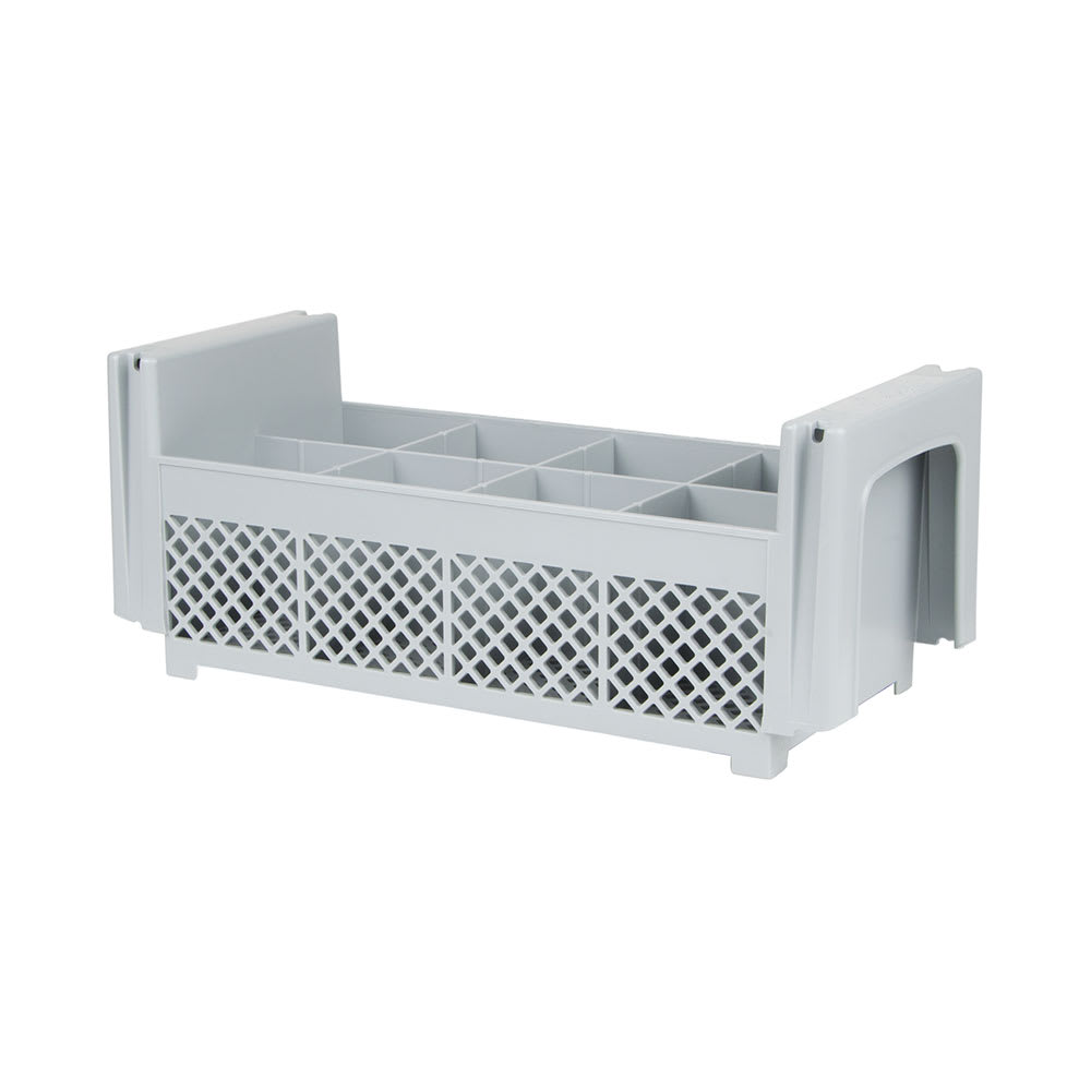 144-8FBNH434151 Flatware Washing Basket - Half Size, 8 Compartment, Soft Gray