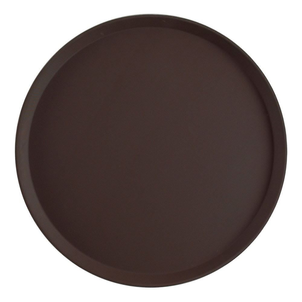 144-900CT138 9" Round Camtread Serving Tray - Fiberglass, Tavern Tan