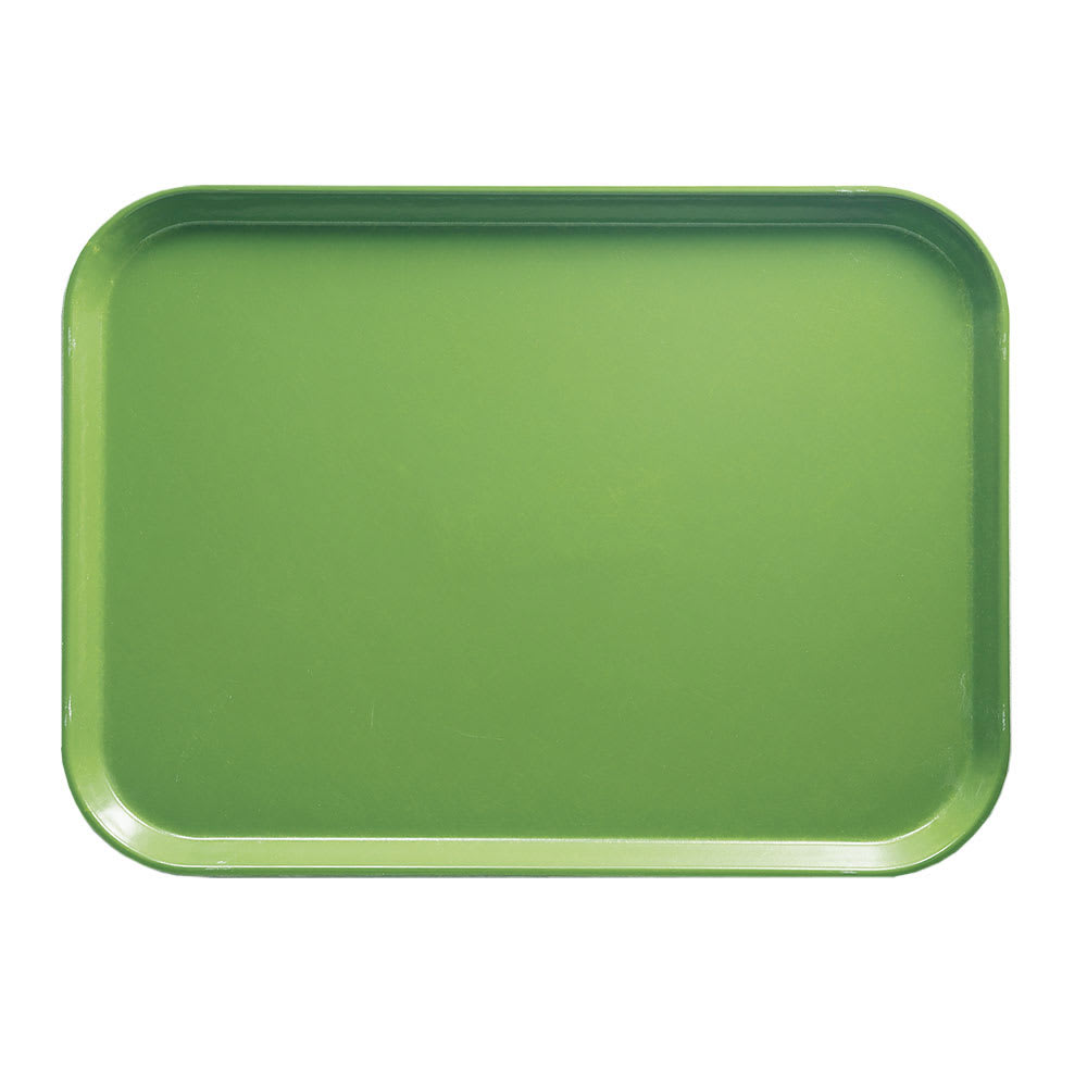144-16225113 Fiberglass Camtray® Cafeteria Tray -  22 1/2"L x 16 1/2"W, Limeade
