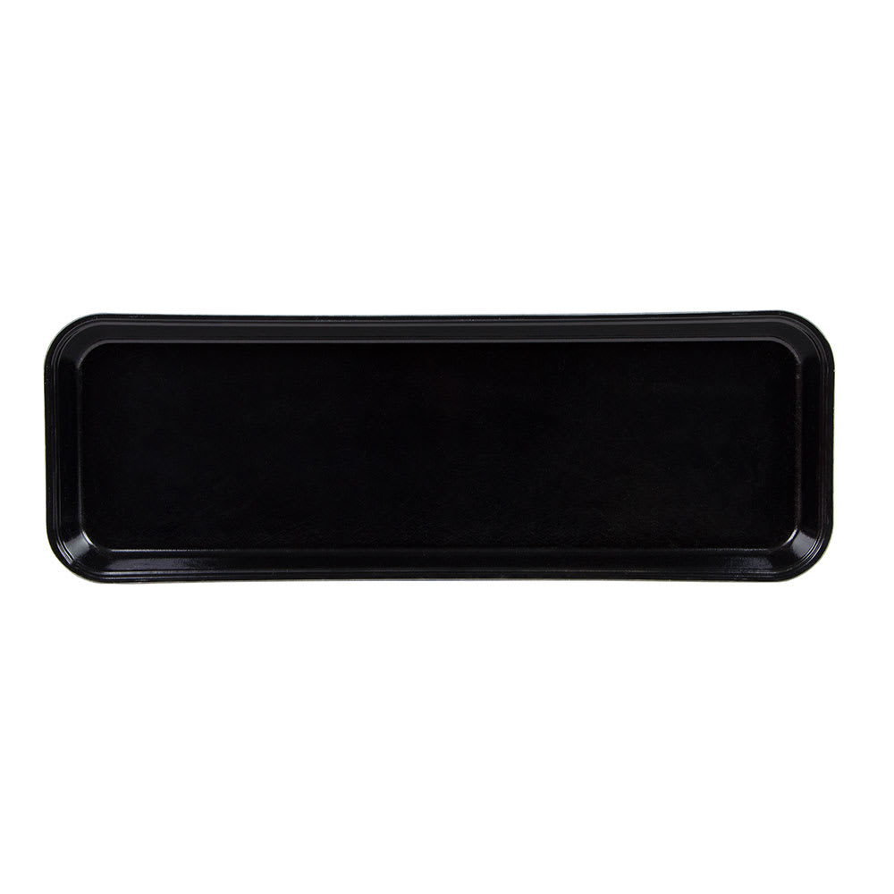 144-92615MT110 Rectangular Market Display Tray - 9" x 25 1/2" x 1 1/2", Black