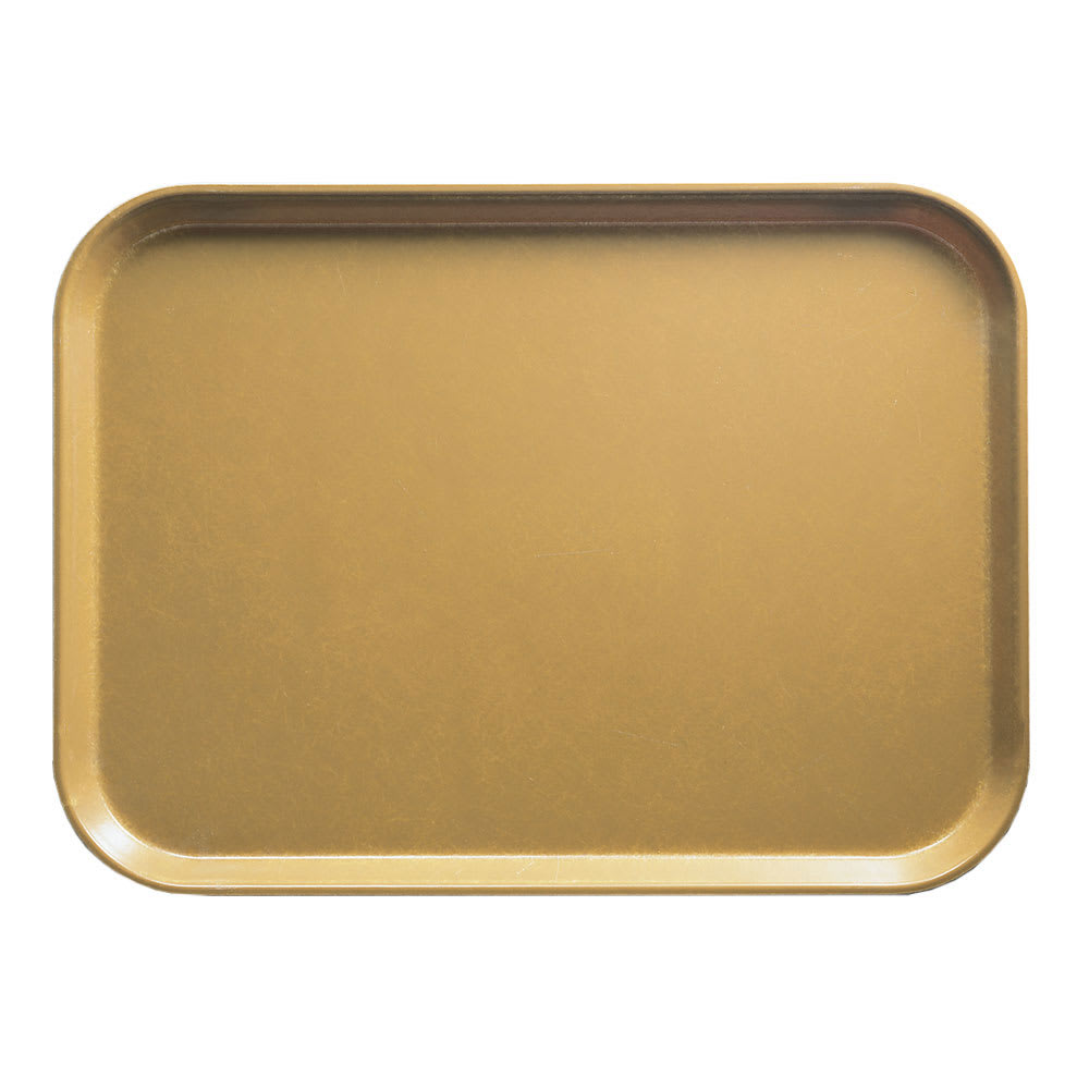 144-926514 Fiberglass Camtray® Cafeteria Tray - 25 1/2"L x 8 4/5"W, Earthen Gold