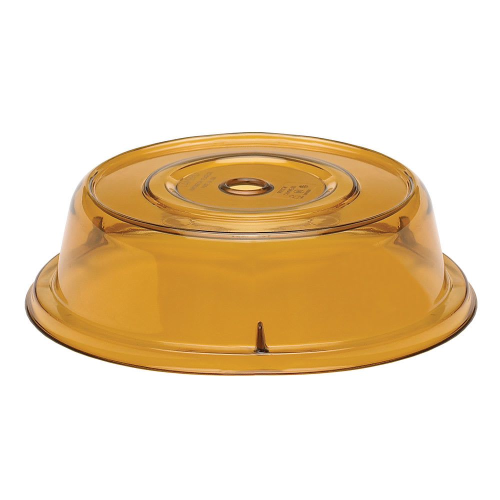 144-905CW153 9 1/2" Round Camwear Plate Cover - Amber