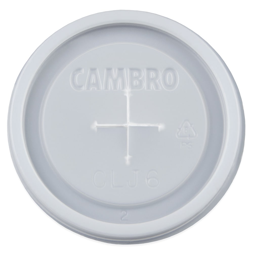 144-CLJ6190 Disposable Lid for Dinex Heritage 6 oz Juice Cup