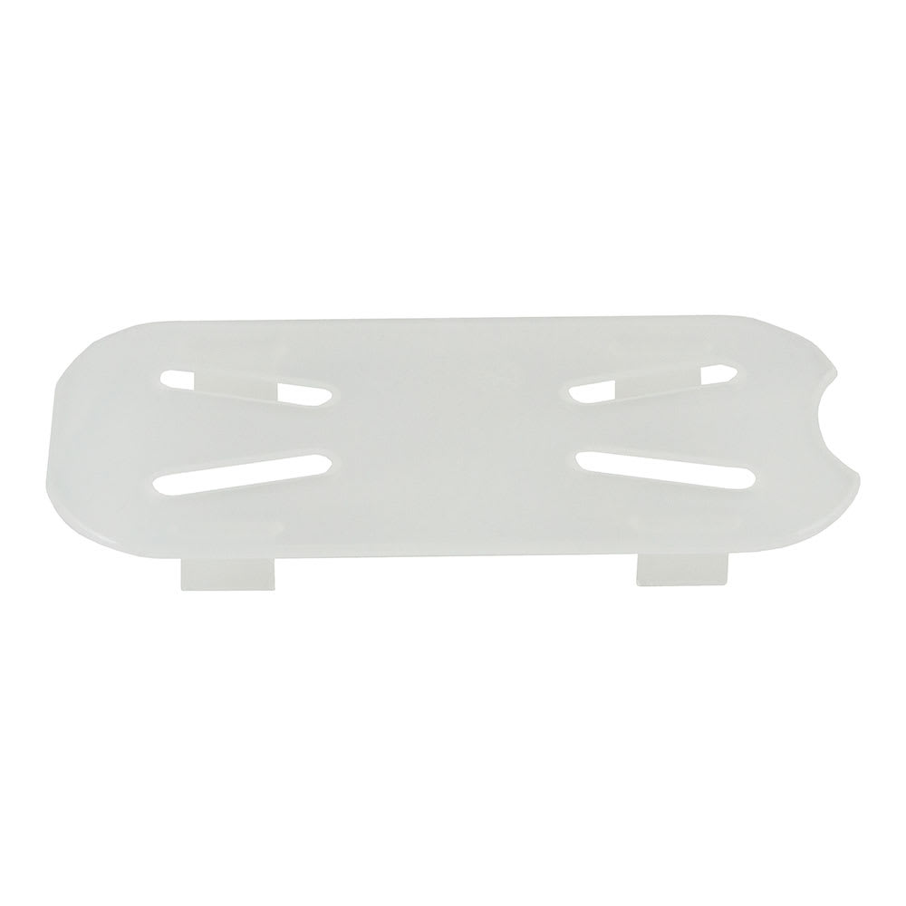 144-90PPD190 Food Pan Drain Shelf - 1/9 Size, Translucent