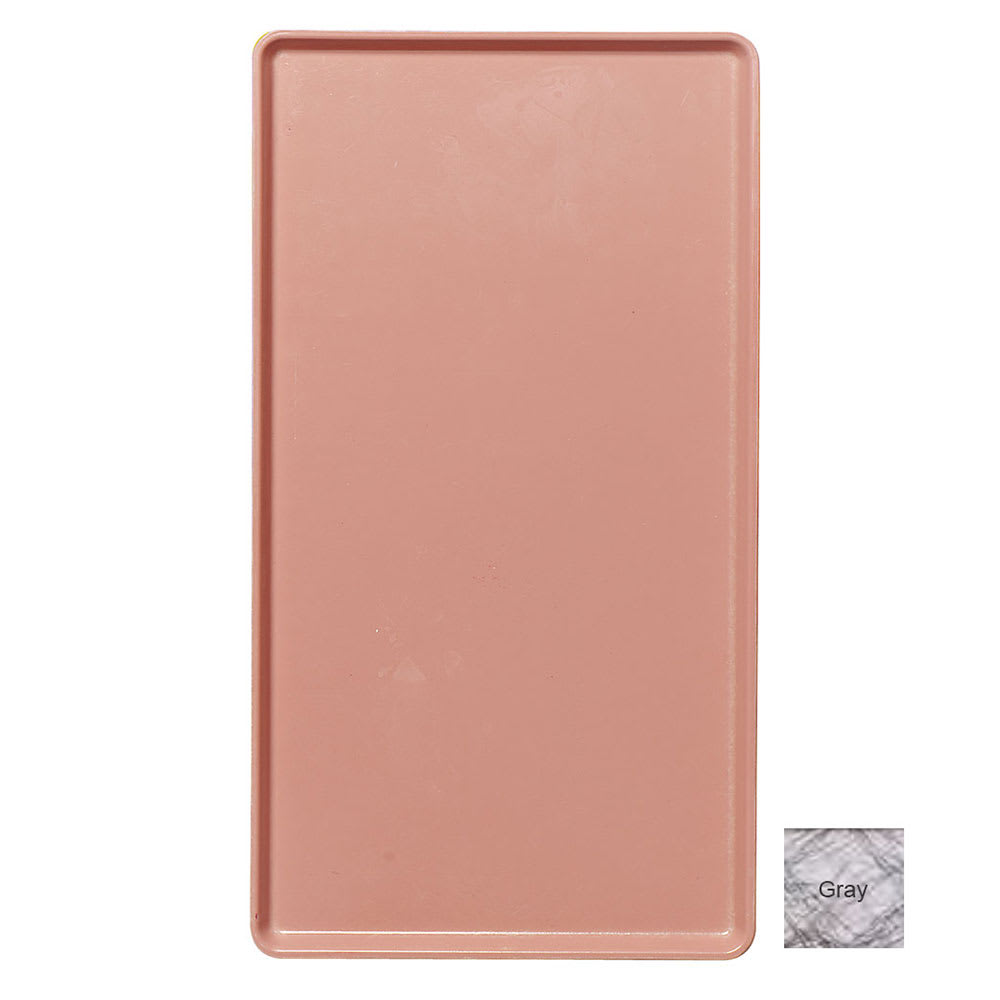 144-1418D277 Rectangular Dietary Tray - For Patient Feeding, 14" x 18", Swirl Gray