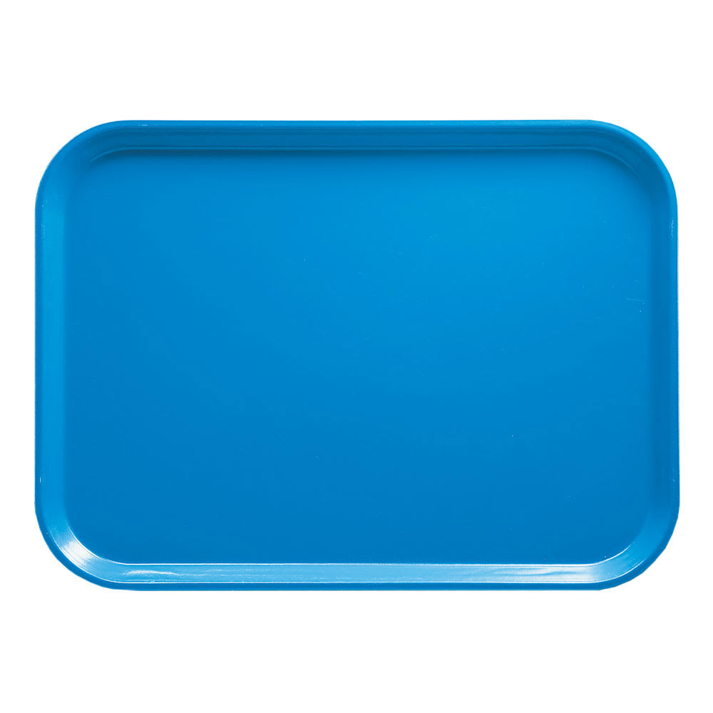 144-1520105 Fiberglass Camtray® Cafeteria Tray - 20 1/4"L x 15"W, Horizon Blue