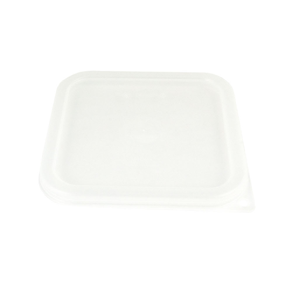 144-SFC2SCPP190 CamSquare® Cover, for 2 & 4 qt Clear Containers, Translucent