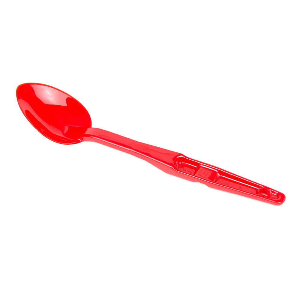 144-SPO13CW404 13" Solid Spoon - Red