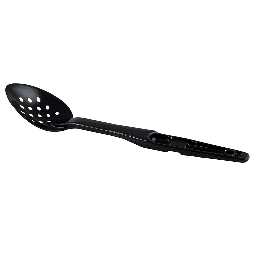 144-SPOP13CW110 13" Perforated Spoon - Black