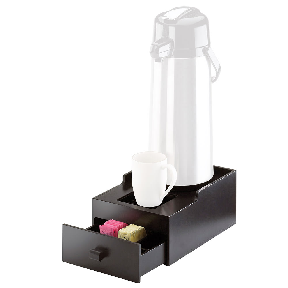 151-1051196 Airpot Stand Only with Packet Drawer - Drip Tray, Midnight