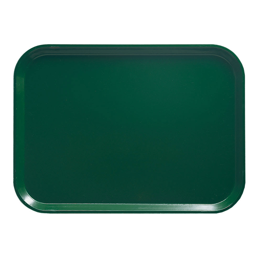 144-2025119 Fiberglass Camtray® Cafeteria Tray - 25 1/2"L x 20 3/4"W, Sherwood Green