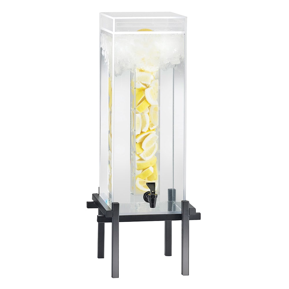 151-11325INF13 5 gal Beverage Dispenser w/ Infuser - Plastic Container, Black Base