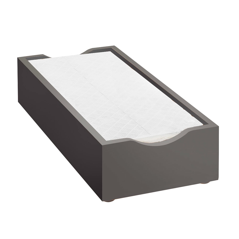 151-123496 Condiment, Cutlery, Napkin Holder - 9 1/2x4 3/4", Midnight