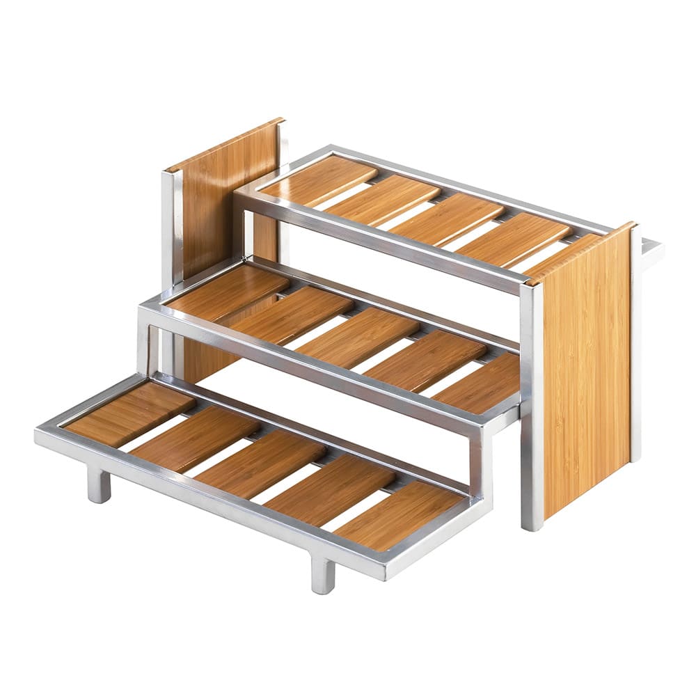 151-1474 Eco Modern 3 Tier Jar Display, 14 x 13 1/2 x 7" High