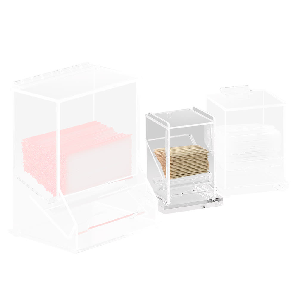 151-295 Clear Acrylic Unwrapped Toothpick Dispenser